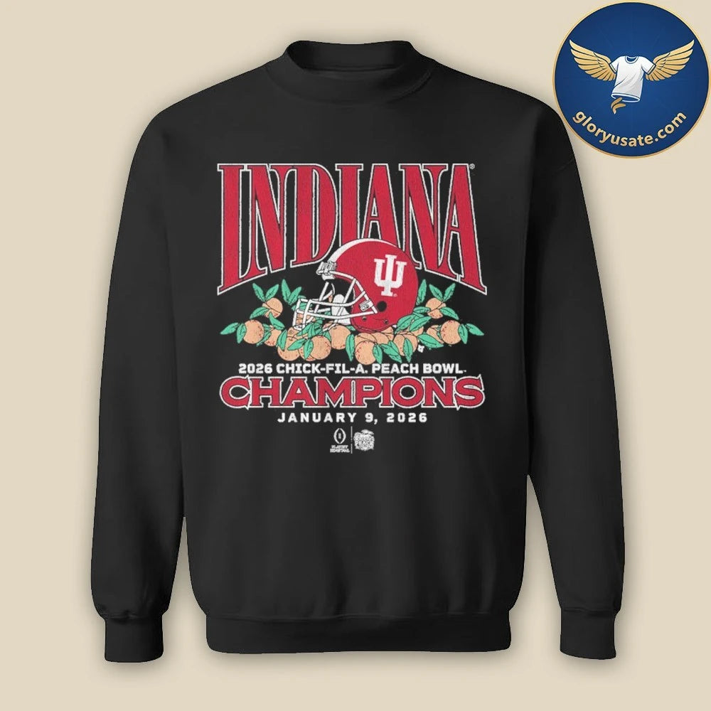 Indiana Football CFP Peach Bowl Champions 2026 Shirt