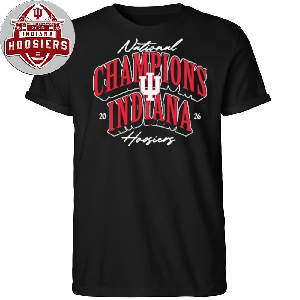 Indiana-Hoosiers national championship 2026 – college football playoff logo Tee Shirt