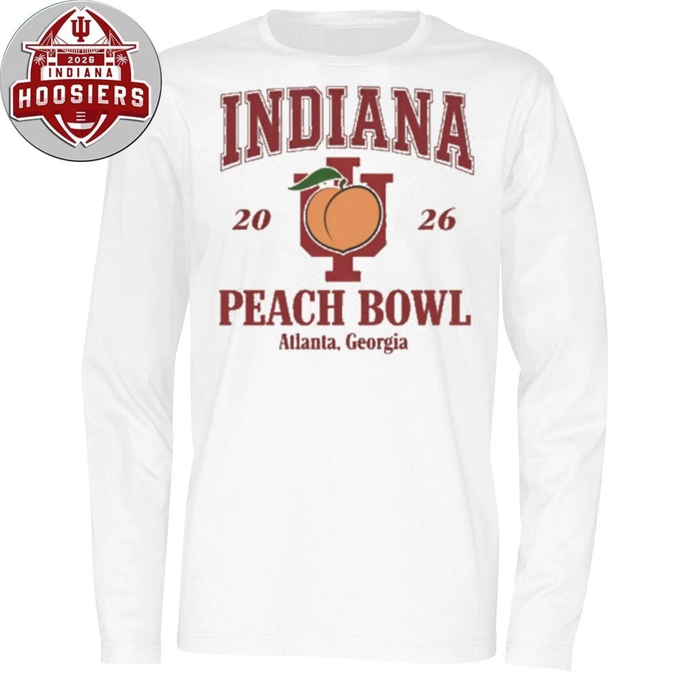 Indiana Peach Bowl College Football IU Fan Game Sports T-Shirt
