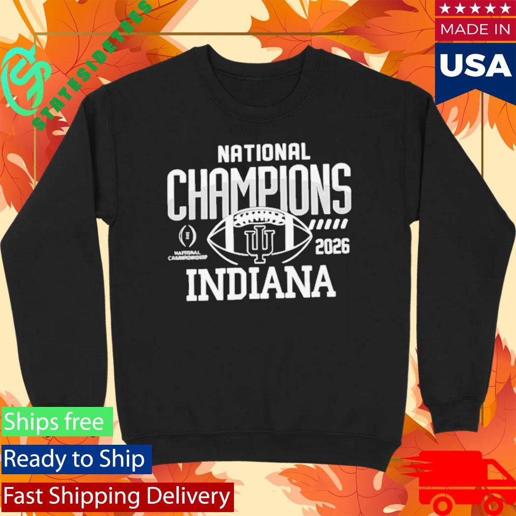 Indiana University Hoosiers Cfp National Champions 2026 Logo Shirt