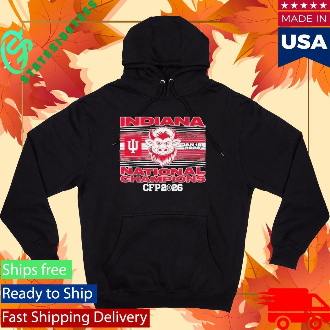 Indiana University Hoosiers National Champions Cfp January 19 2026 Shirt