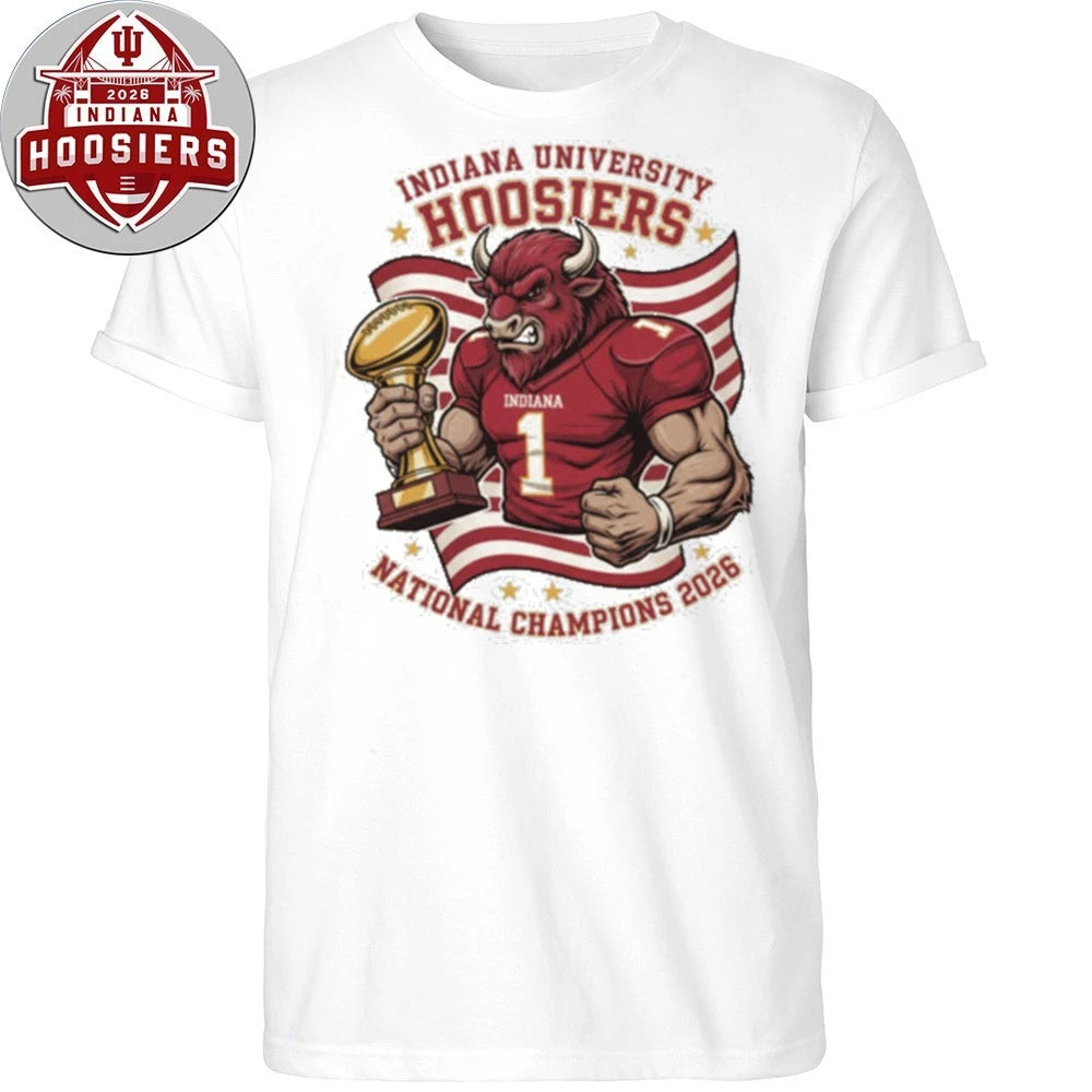Indiana Victory 2026 Mascot Football Tee Shirt