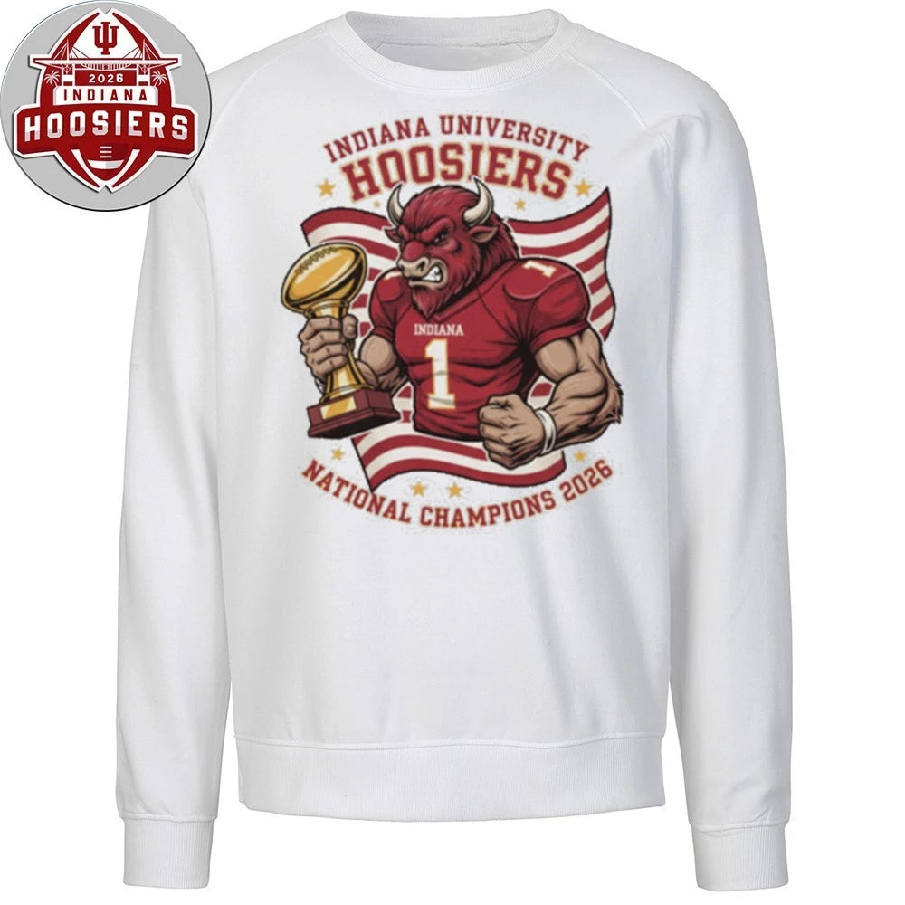 Indiana Victory 2026 Mascot Football Tee Shirt
