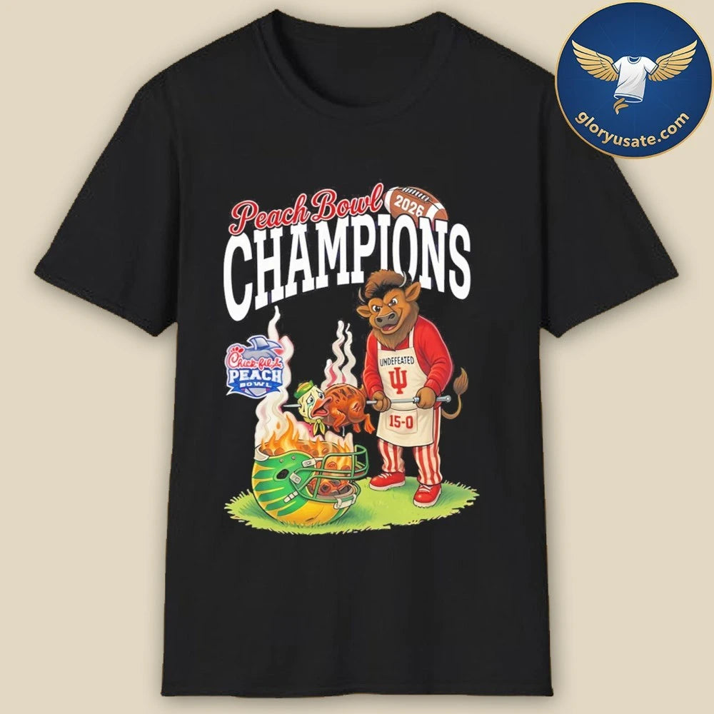 Indianna Hoosiers 2026 CFP Peach Bowl Champions Shirt