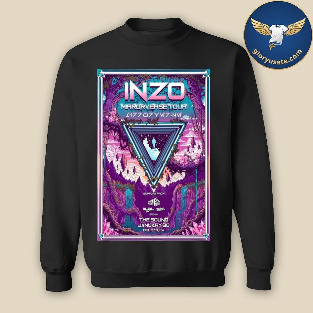 Inzo The Sound Del Mar, CA January 30 2026 Concert Poster Shirt