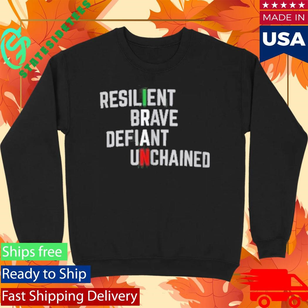 Iran Resilient Brave Defiant Unchained Shirt