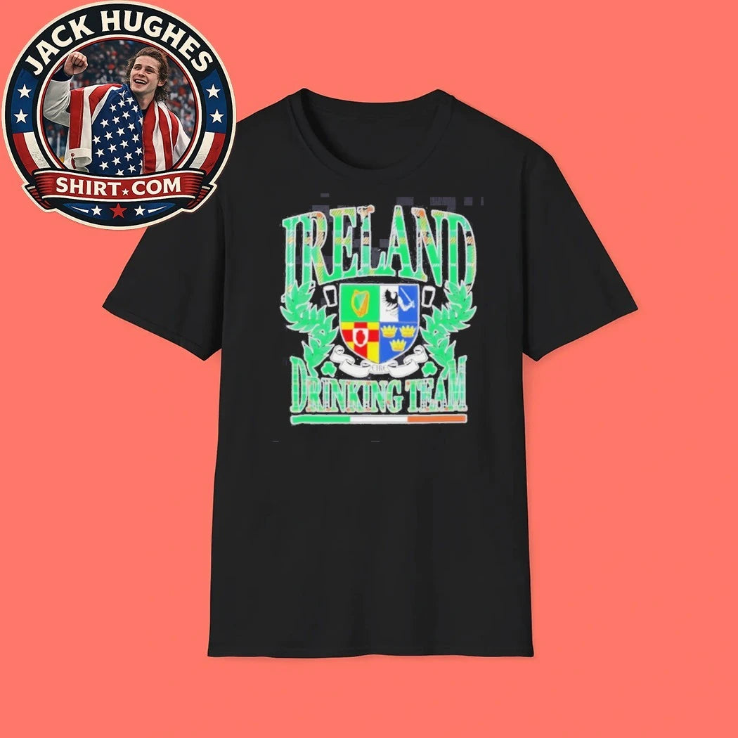 Ireland Drinking Team Irish Crest St Patrick #8217 S Day Shirt