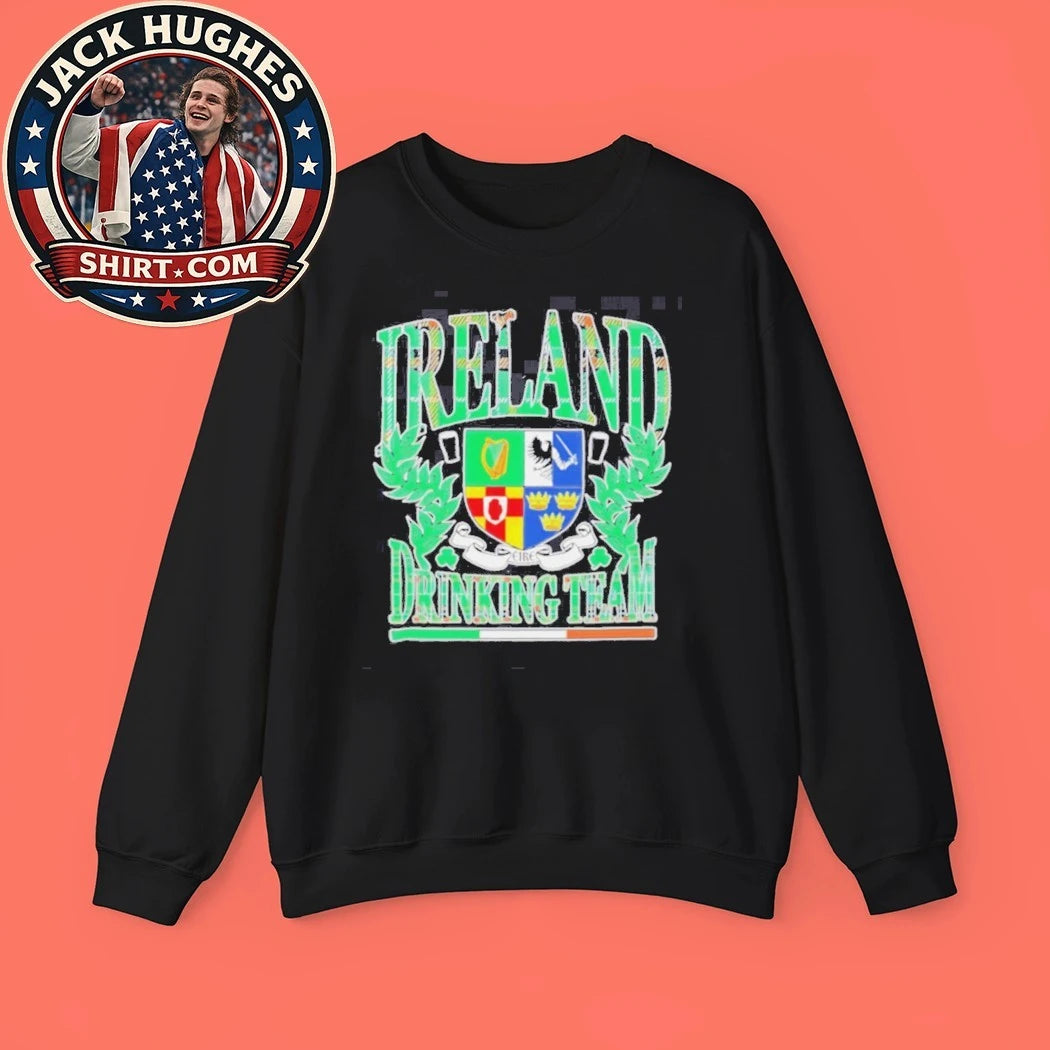 Ireland Drinking Team Irish Crest St Patrick #8217 S Day Shirt