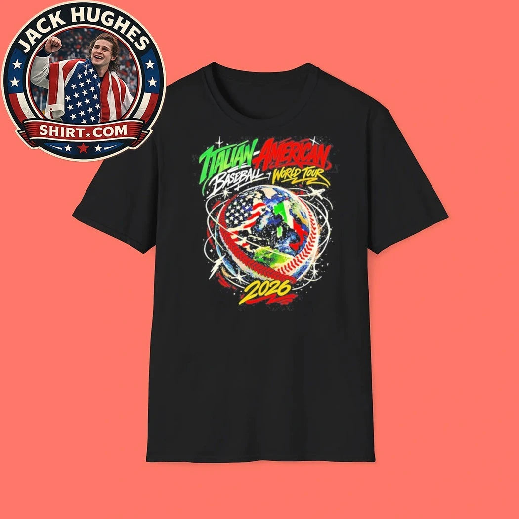 Italian American Baseball World Tour 2026 Vintage Hoodie