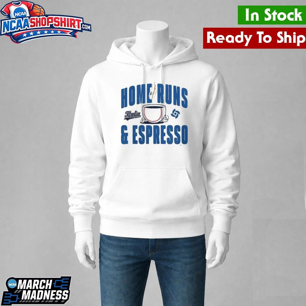 Italy Baseball Home Runs &amp; Espresso Shirt