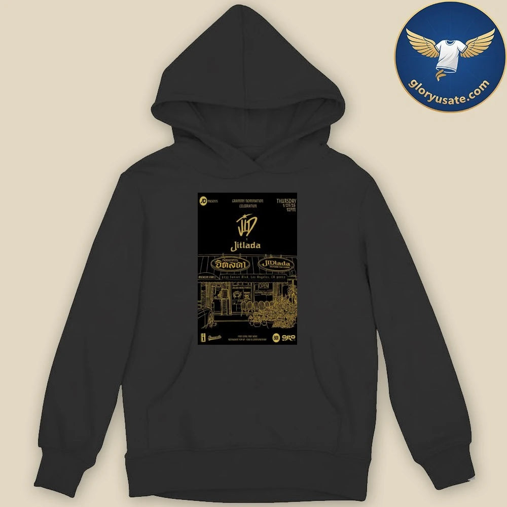 J.I.D x Jitlada Los Angeles, CA January 29 2026 Concert Poster Shirt
