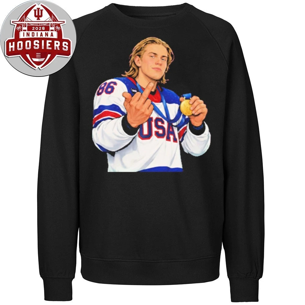 JACK HUGHES golden goal middle finger T-Shirt