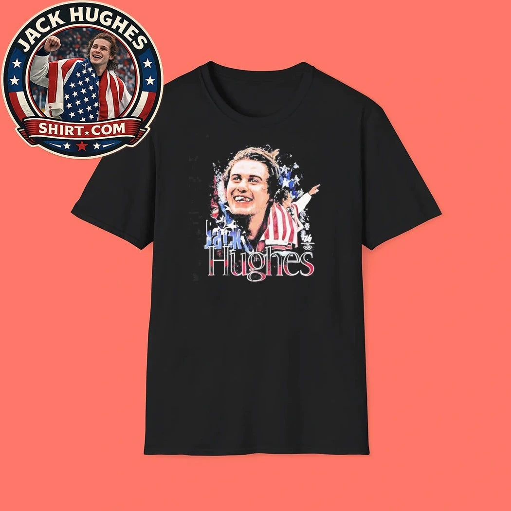 Jack Hughes 2026 Milano Cortina Winter Olympics Shirt