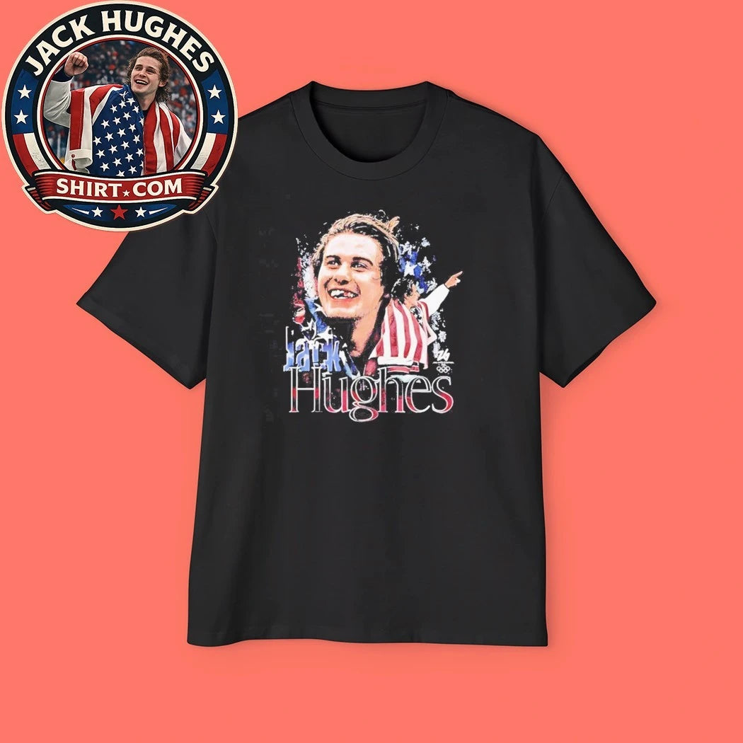 Jack Hughes 2026 Milano Cortina Winter Olympics Shirt