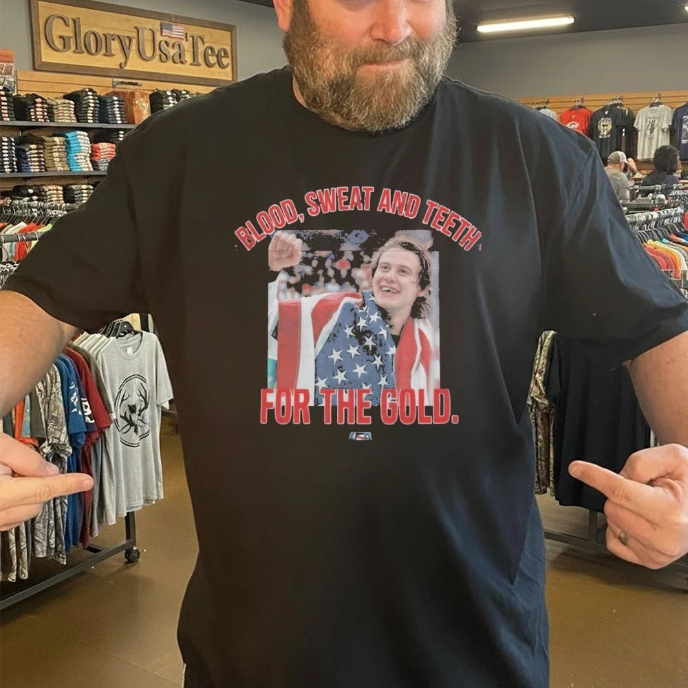 Jack Hughes Bloody Shirt
