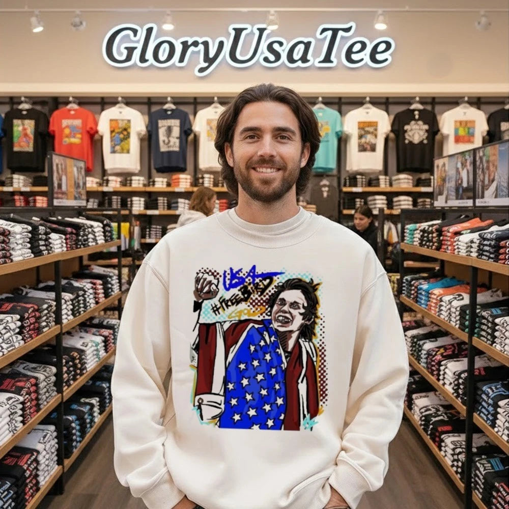Jack Hughes Golden Goal Teeth Usa Hockey Freebird Gold Olympic 2026 Art Shirt