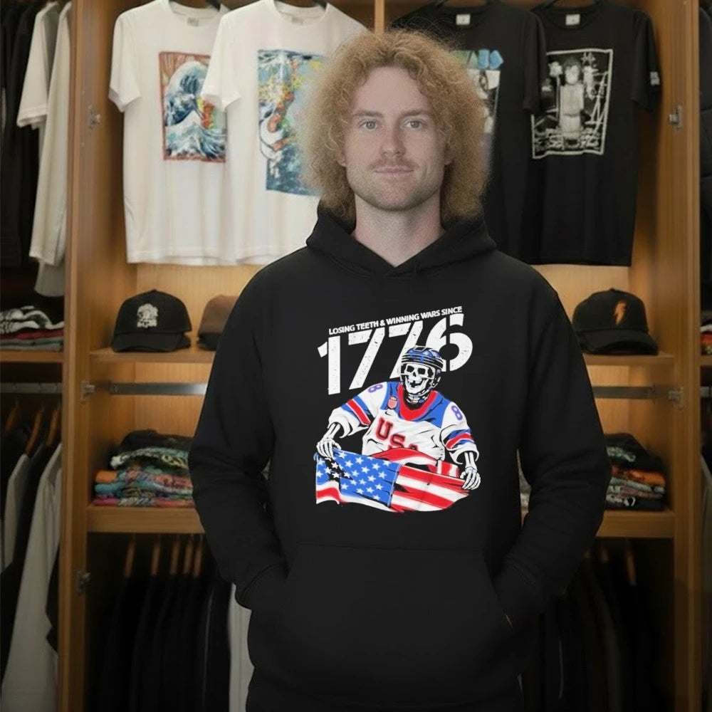 Jack Hughes Losing Teeth Winning Wars Since 1776 Shirt