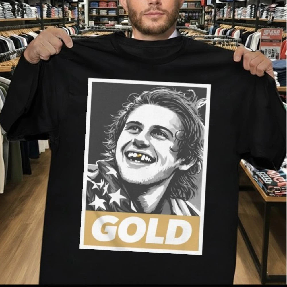 Jack Hughes Olympic Legend Gold Shirt