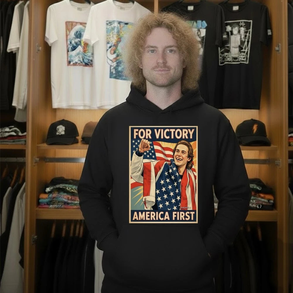 Jack Hughes Teeth Gold Champion Olympic Winter 2026 For Victory America First Shirt