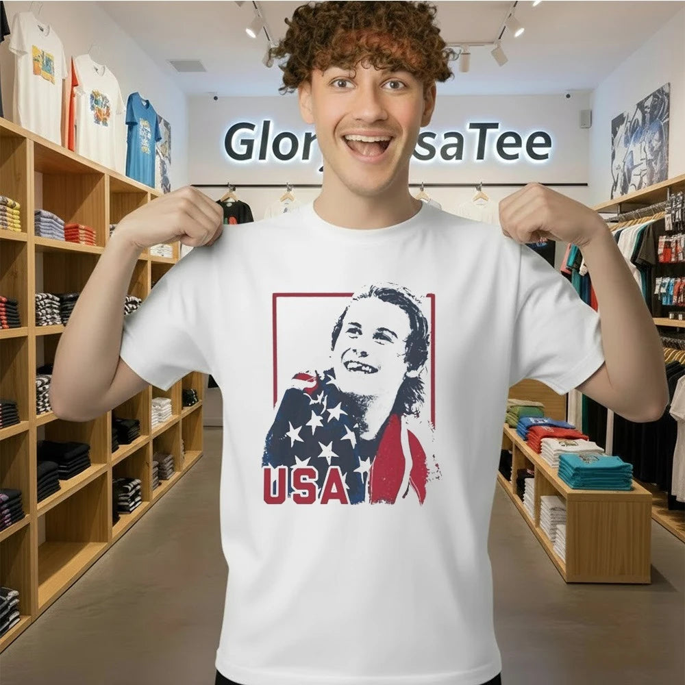 Jack Hughes USA 2026 Hockey T-Shirt