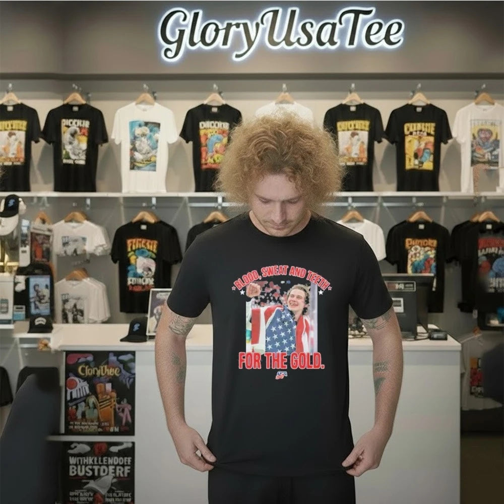 Jack Hughes USA 2026 Hockey Shirt