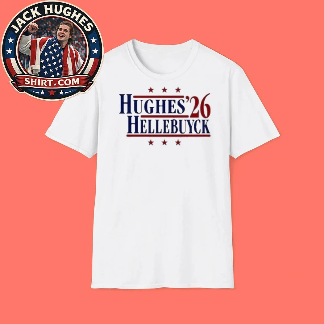 Jack Hughes Usa Team Golden Goal Shirt