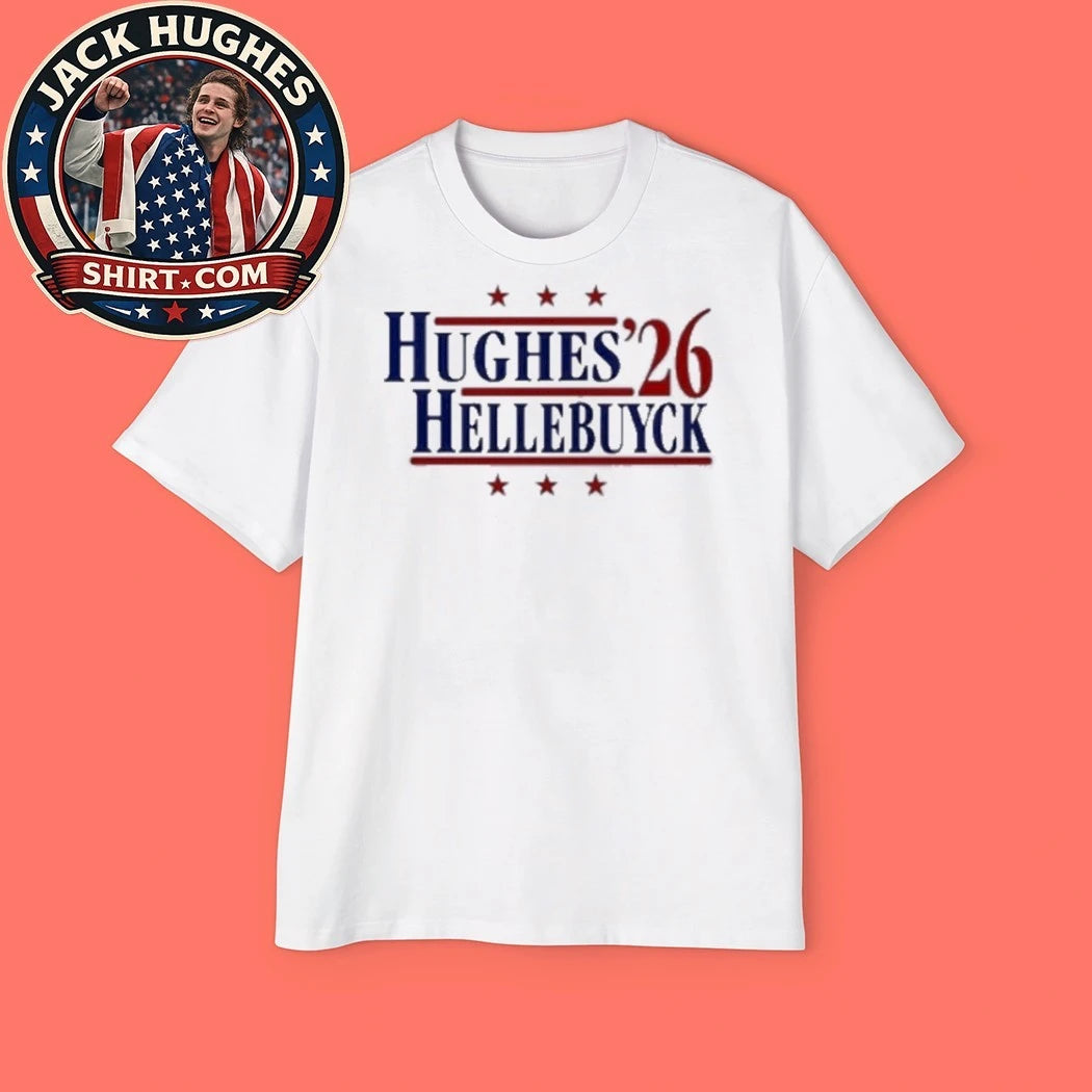 Jack Hughes Usa Team Golden Goal Shirt