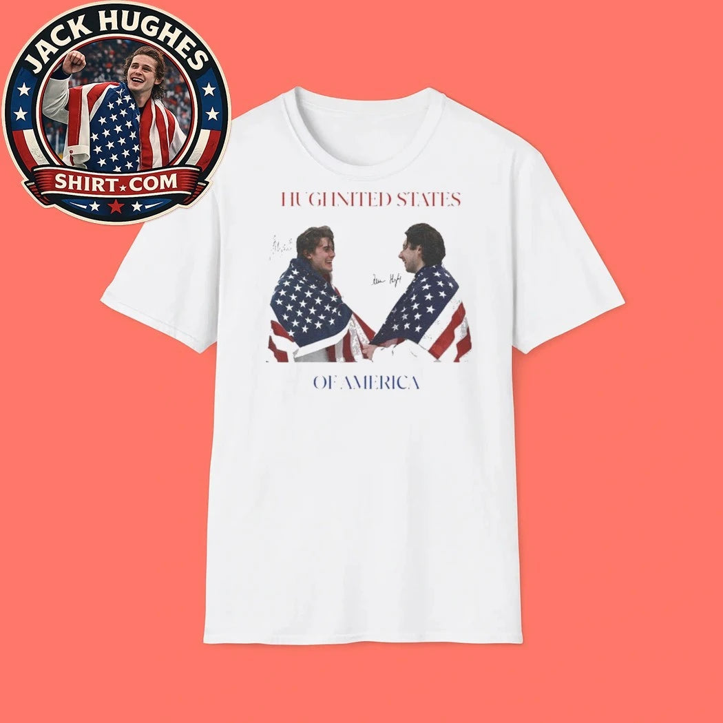Jack &amp; Quinn Hughes Of America Signature Tee Shirt