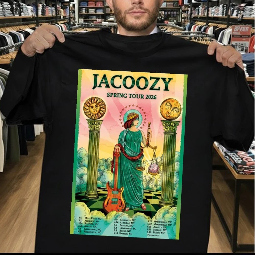 Jacoozy Spring Tour 2026 Dates Poster Shirt
