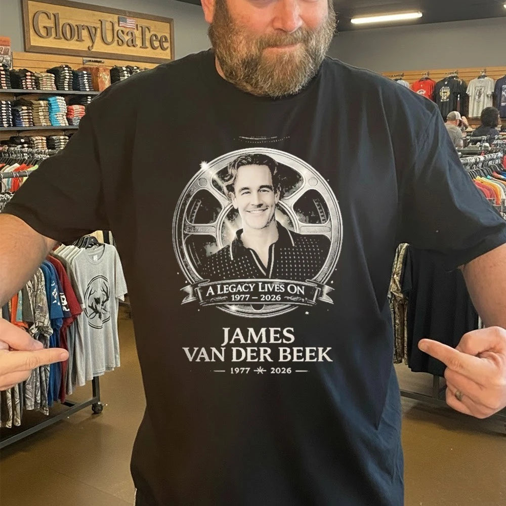 James Van Der Beek 1977-2026 Celebrity RIP A Legacy Lives On Shirt
