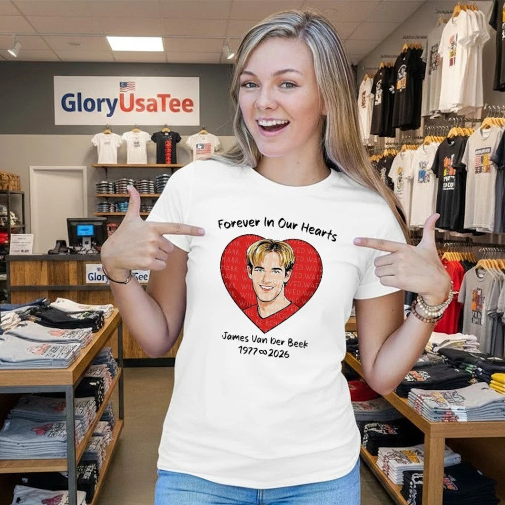 James Van Der Beek 1977-2026 Forever In Our Hearts Shirt