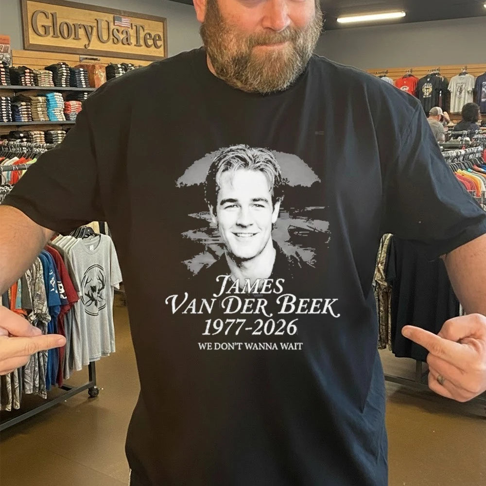 James Van Der Beek 1977-2026 Memorial Shirt