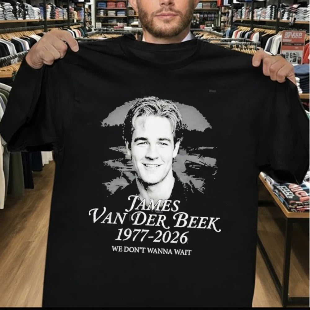 James Van Der Beek 1977-2026 Memorial Shirt