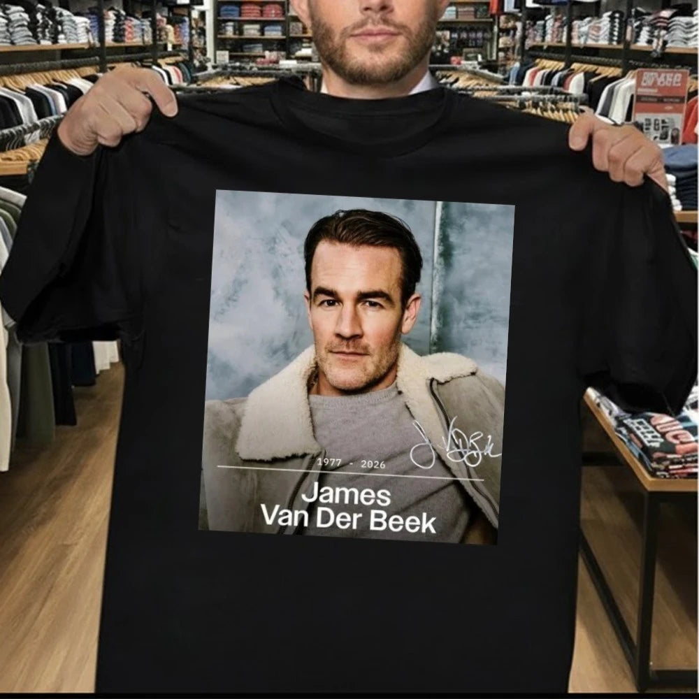 James Van Der Beek 1977-2026 T-shirt