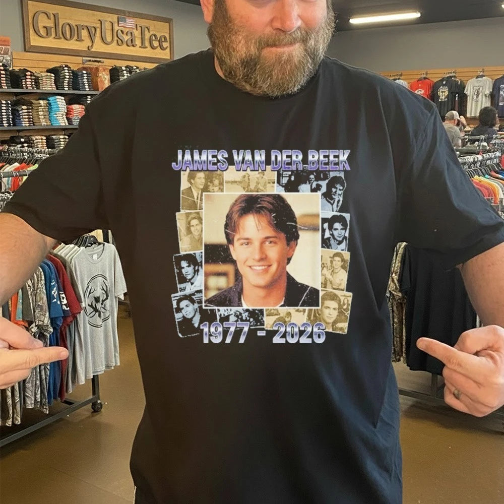 James Van Der Beek RIP Photo Shirt