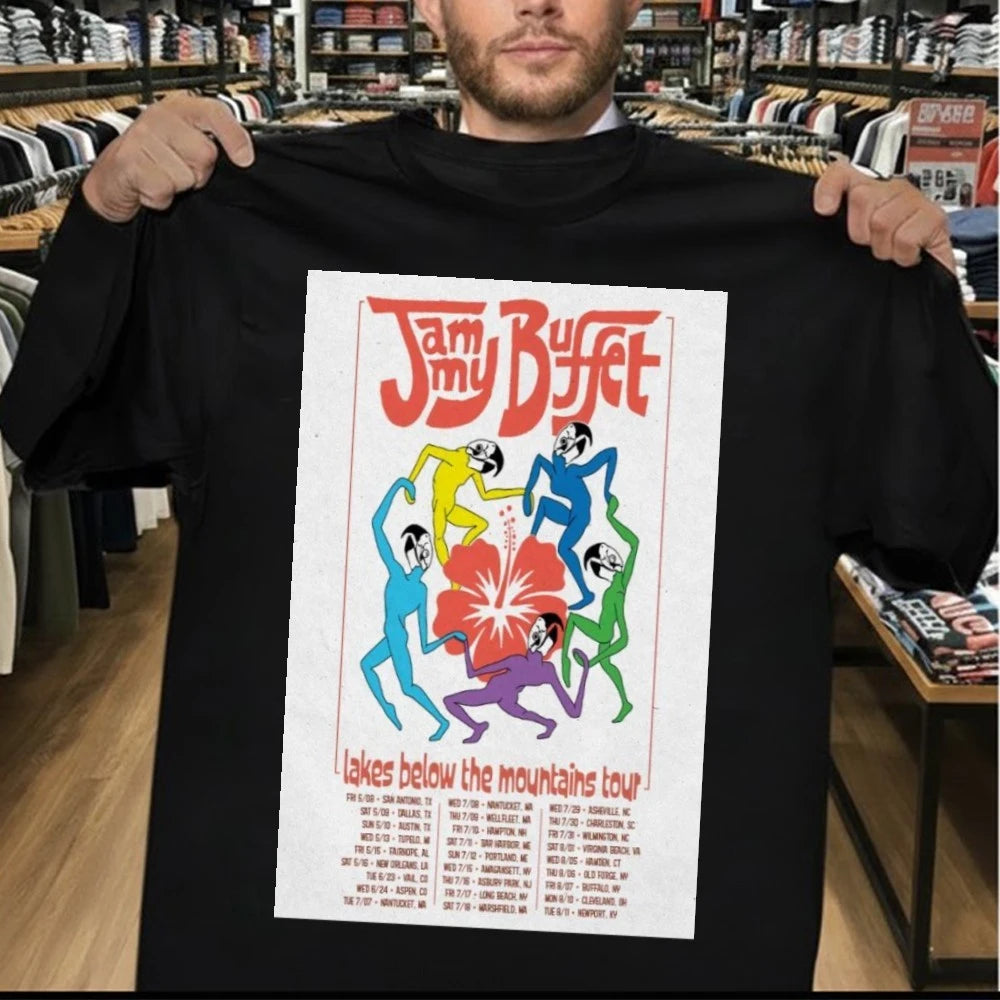 Jammy Buffet Lakes Below The Mountains Tour 2026 Poster Shirt