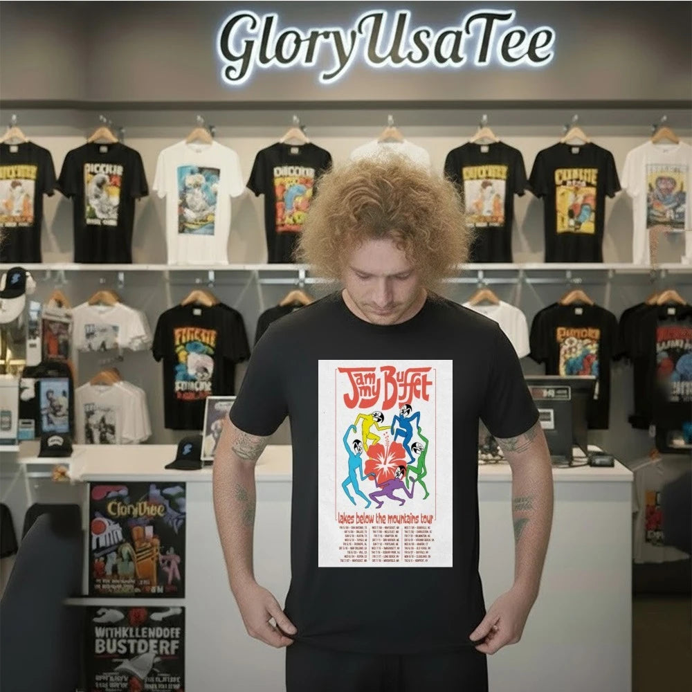 Jammy Buffet Lakes Below The Mountains Tour 2026 Poster Shirt