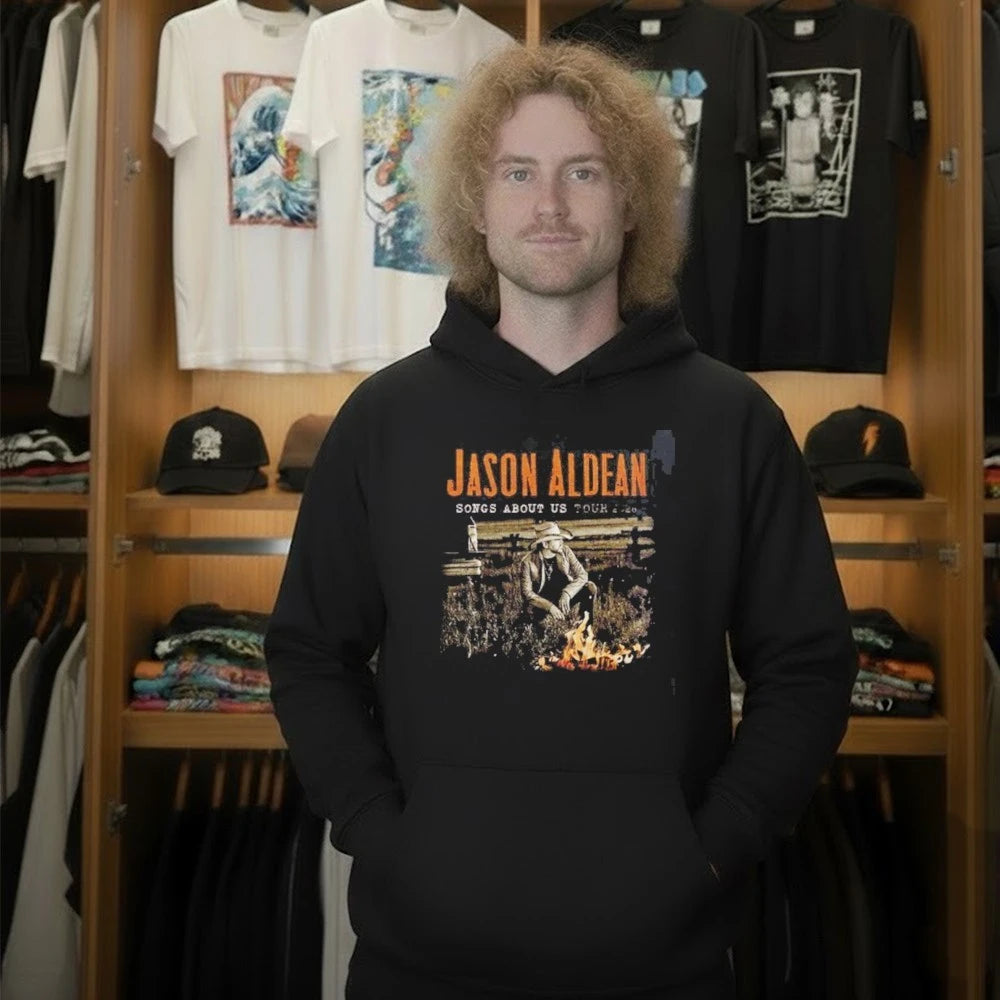 Jason Aldean Songs About Us Tour 2026 North America Schedule T-Shirt