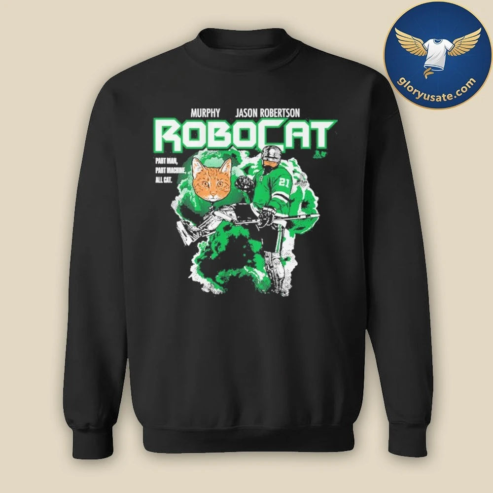 Jason Robertson RoboCat Murphy Part Man Part Machine All Cat Shirt