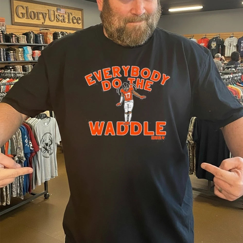 Jaylen Waddle Denver Everybody do the Waddle Shirt