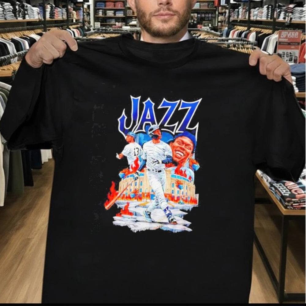 Jazz Chisholm Jr 13 of New York Yankees blazing graphic Shirt