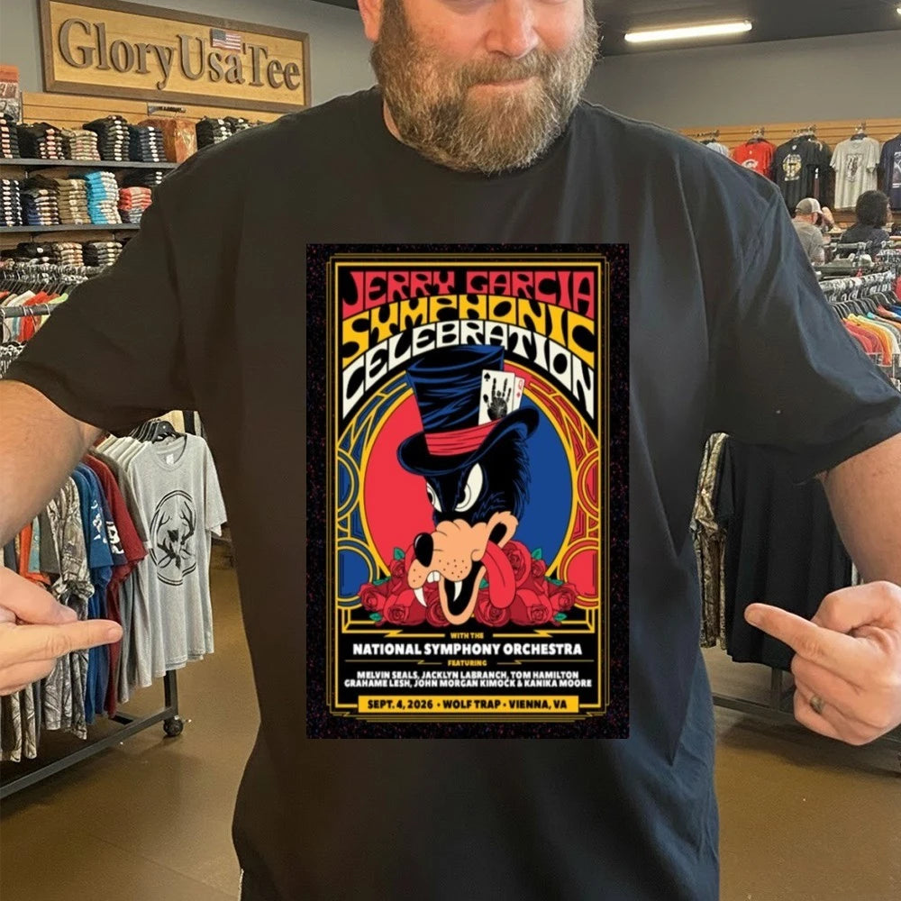 Jerry Garcia Sept 4 2026 Wolf Trap, Vienna, VA Poster Shirt