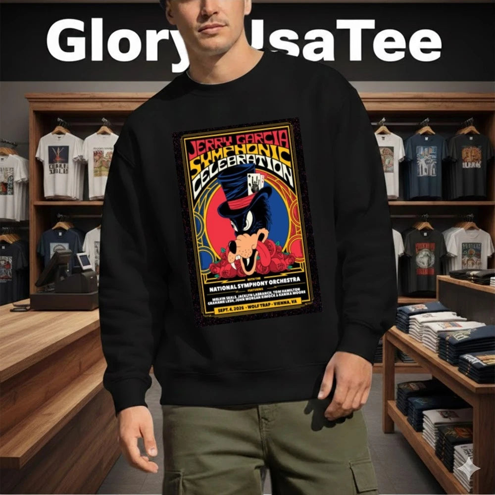 Jerry Garcia Sept 4 2026 Wolf Trap, Vienna, VA Poster Shirt