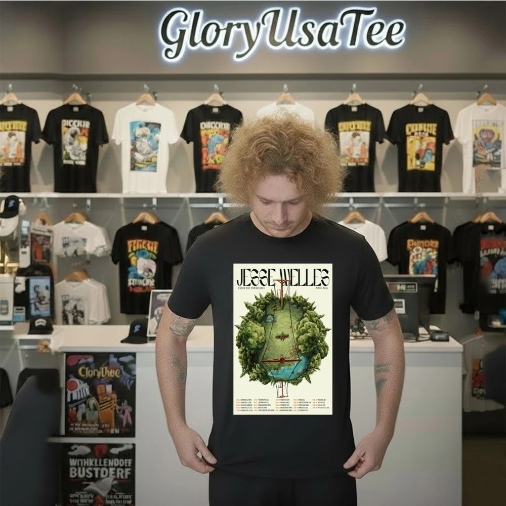 Jesse Welles Under The Powerlines Tour 2026 Poster Shirt