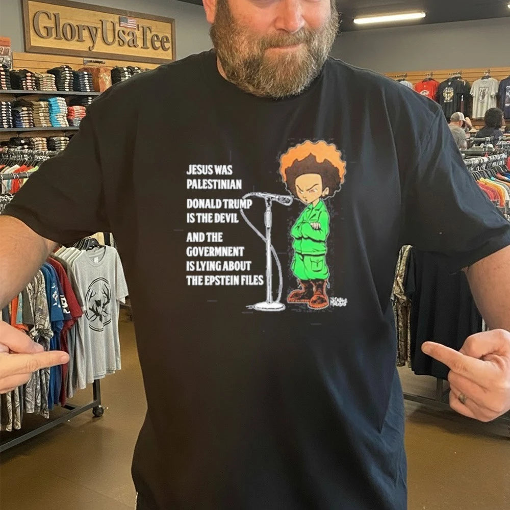 Jesus Was Palestinian Donald Trump Is The Devil Shirt