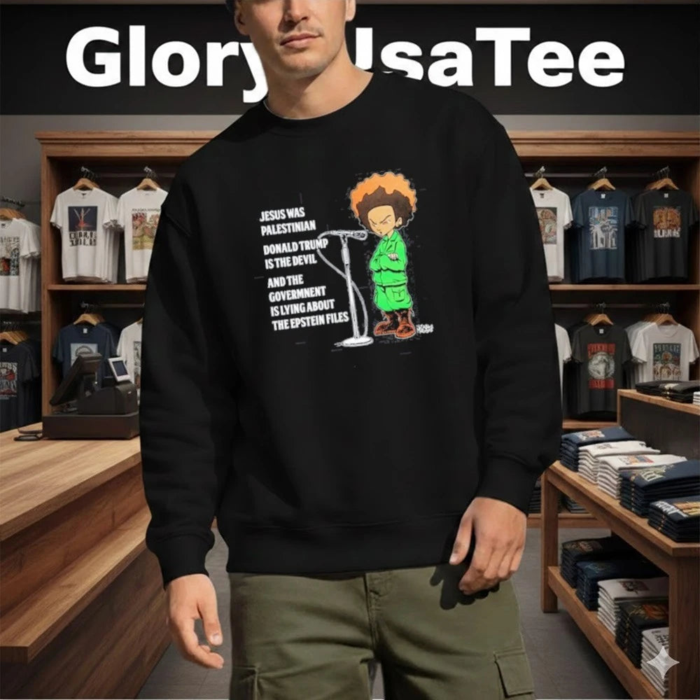 Jesus Was Palestinian Donald Trump Is The Devil Shirt