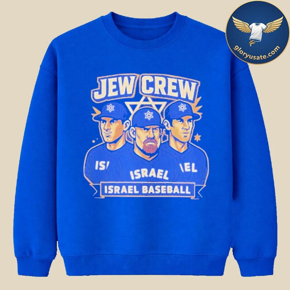 Jew Crew Israel Baseball Shirt