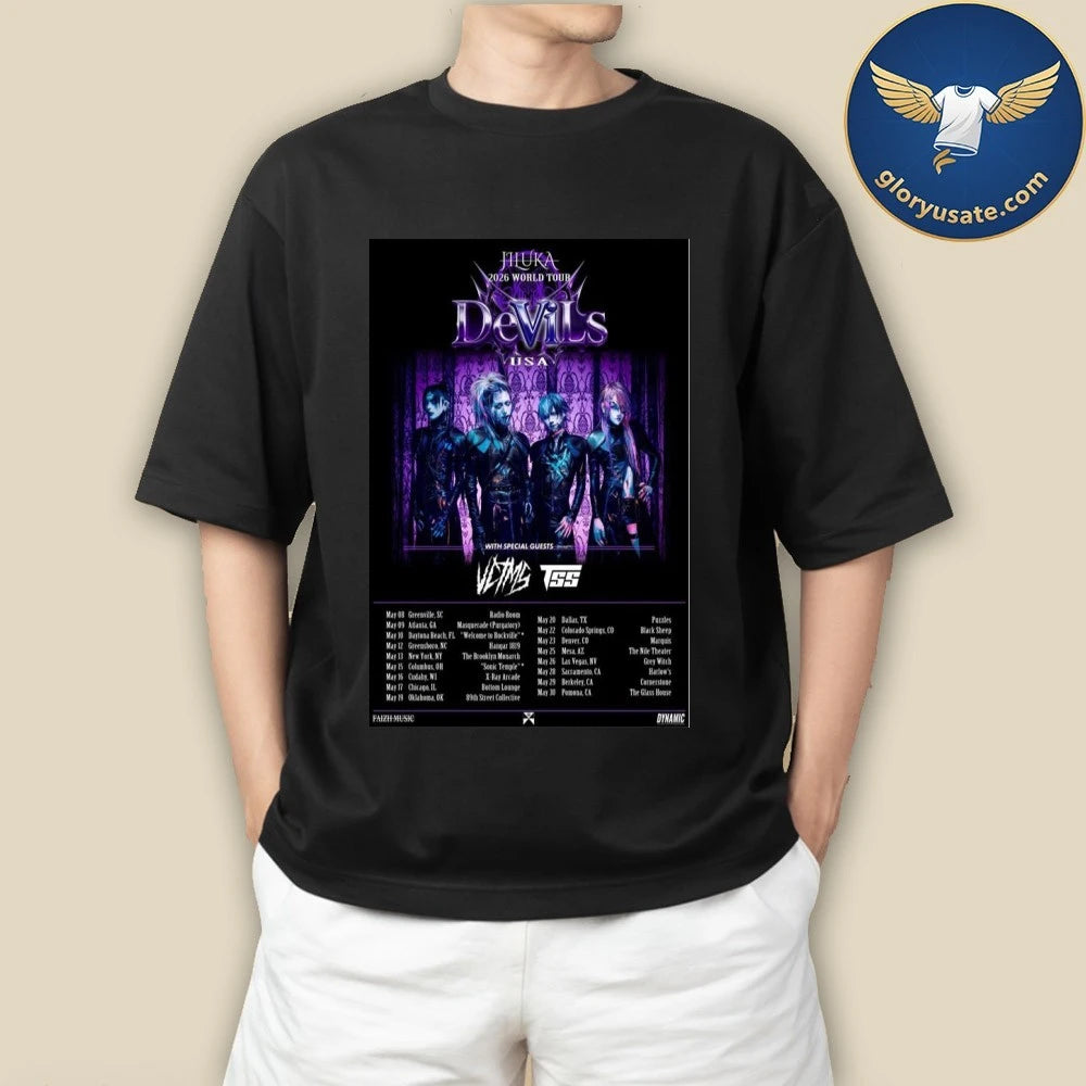 Jiluka World Tour 2026 Poster Dates Shirt