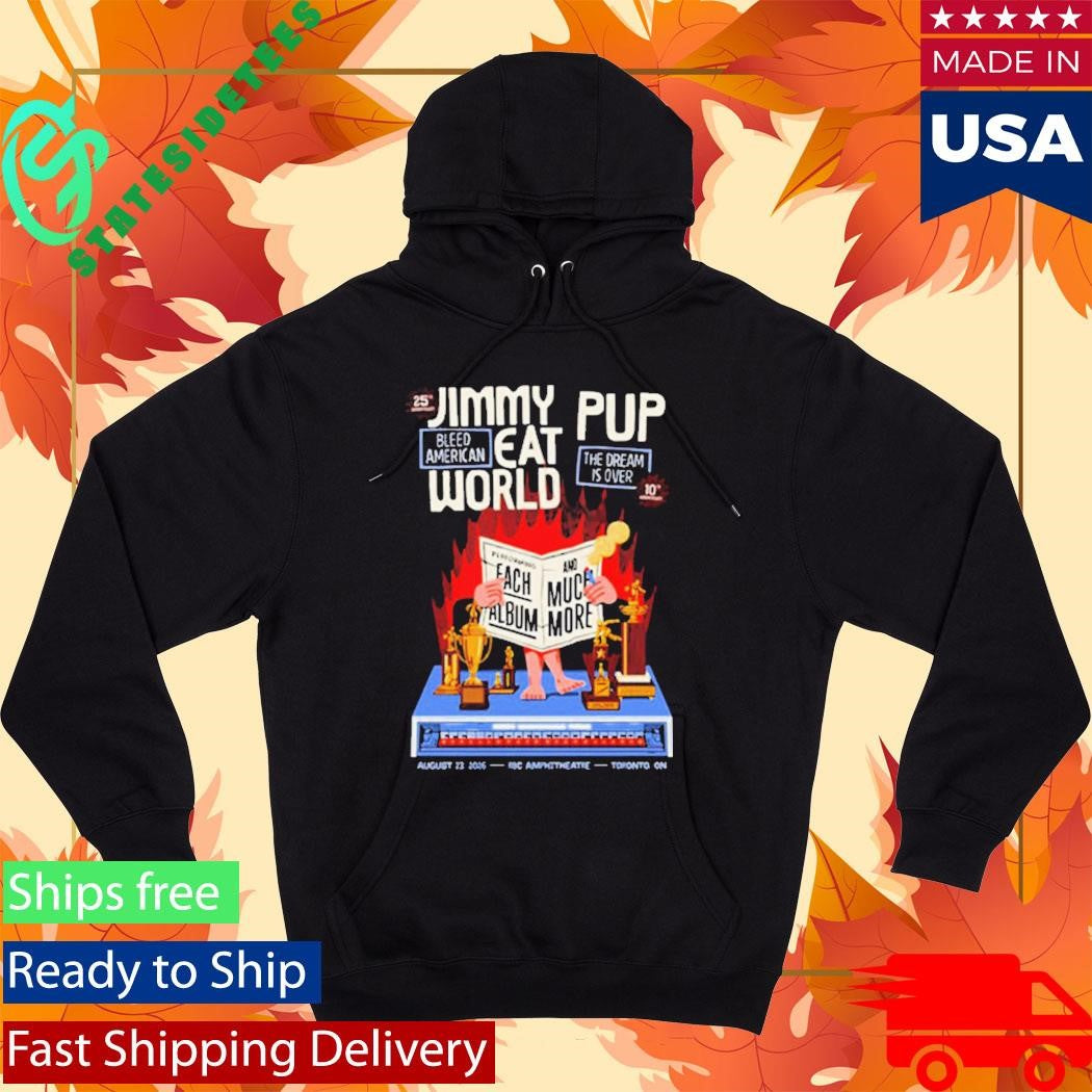 Jimmy Eat World Celebrates 25th Anniversary Of Bleed American Show At RBC Amphitheatre On August 23 2026 Toronto ON Shirt