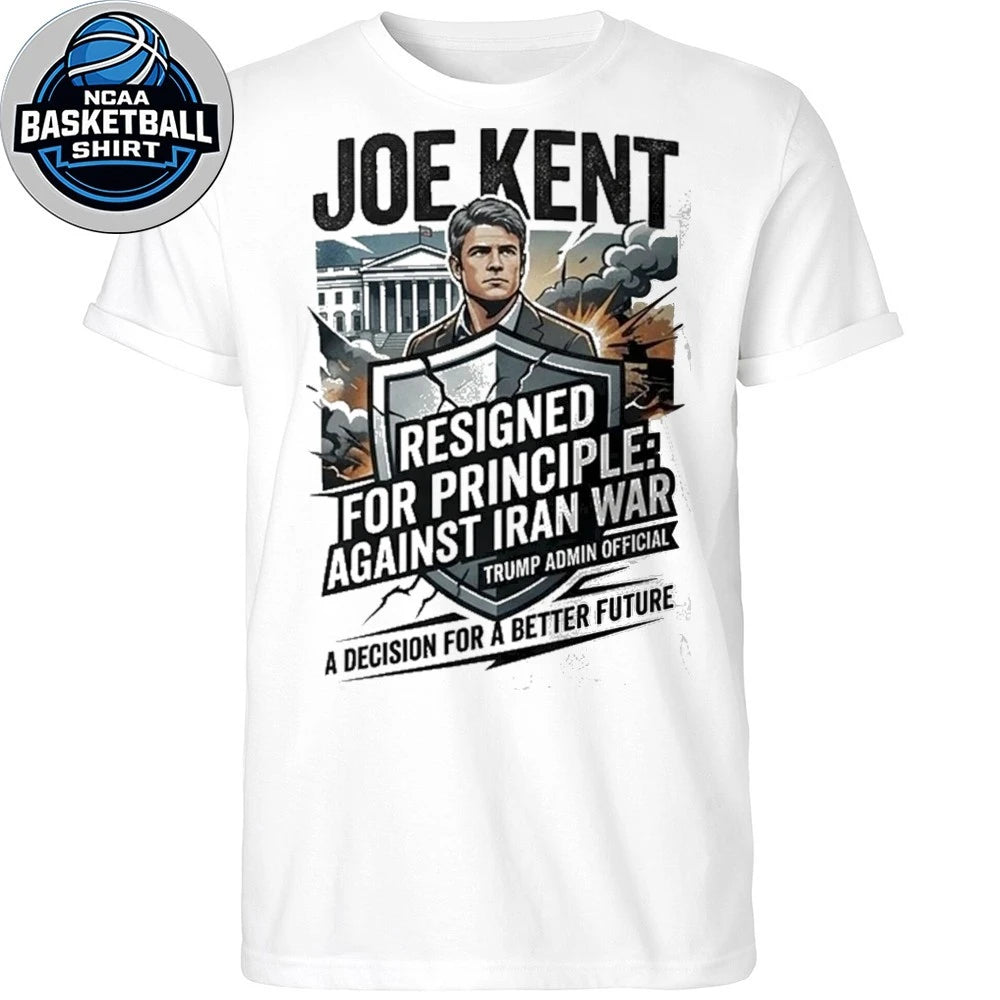 Joe Kent Resigned For Principle Against Iran War Trump Admin Official Logo T-Shirt